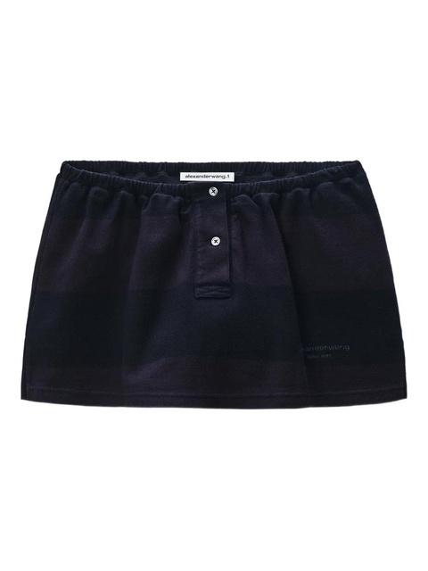 Alexander Wang elasticated-waist miniskirt - Black - zdjęcie produktu nr 1