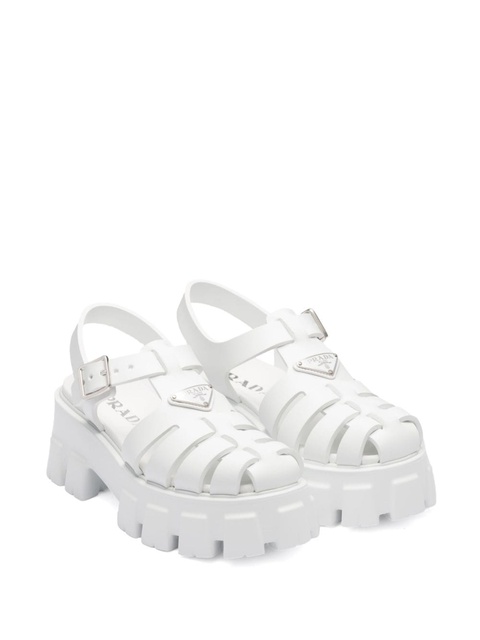 Prada Monolith platform sandals - White - zdjęcie produktu nr 2