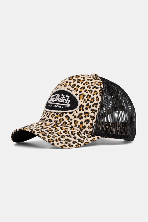 Von Dutch czapka z daszkiem kolor beżowy VD.0.CAS2.LEO - zdjęcie produktu nr 1