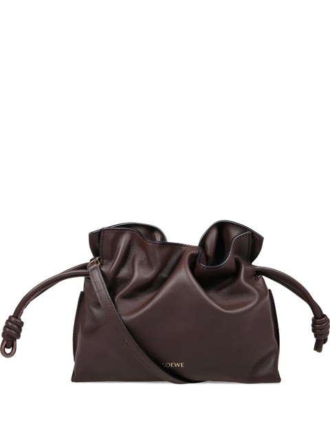 LOEWE mini Flamenco leather clutch bag - Purple - zdjęcie produktu nr 1