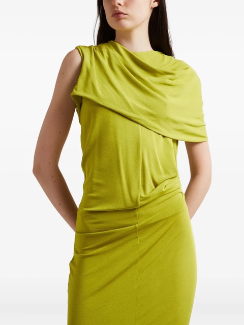 Magda Butrym draped cowl-neck dress - Green - zdjęcie produktu nr 2