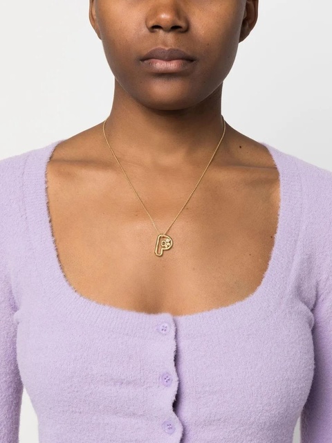 Missoma pearl-embellished initial pendant necklace - Gold - zdjęcie produktu nr 2