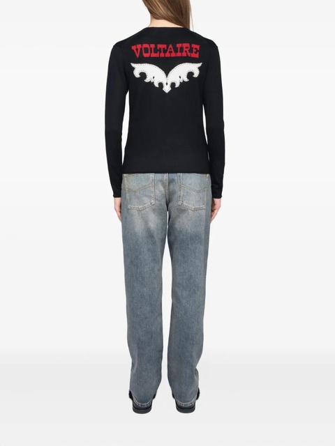 Zadig&Voltaire Nosfa top - Black - zdjęcie produktu nr 2