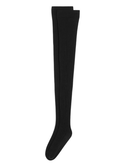 Dolce & Gabbana ribbed knee-high socks - Black - zdjęcie produktu nr 2
