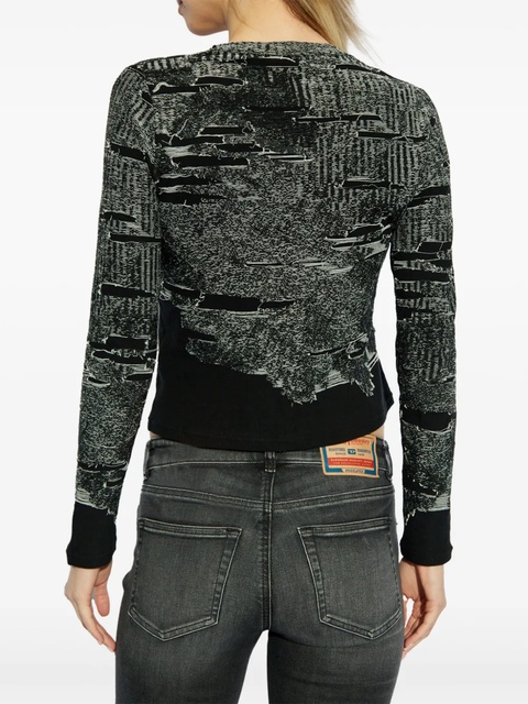 Diesel M-Alima-L cardigan - Black - zdjęcie produktu nr 2