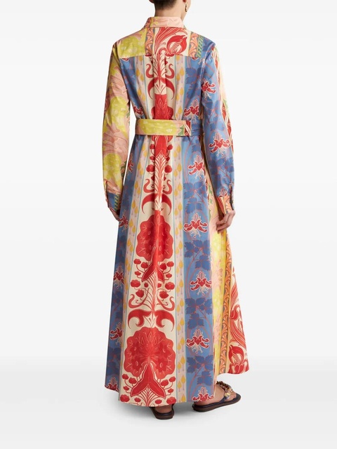 ETRO Summer cotton-blend shirt dress - Red - zdjęcie produktu nr 2