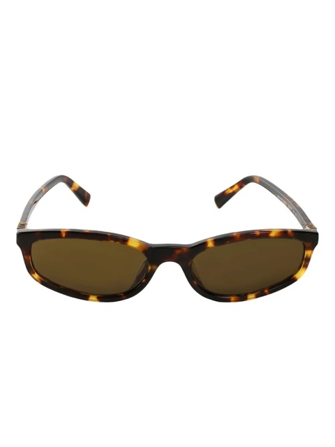 Miu Miu Eyewear tortoiseshell rectangle sunglasses - Brown - zdjęcie produktu nr 1