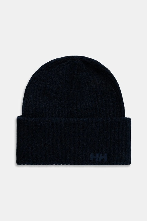 Helly Hansen czapka SOFT RIB BEANIE kolor granatowy z grubej dzianiny 67531 - zdjęcie produktu nr 1