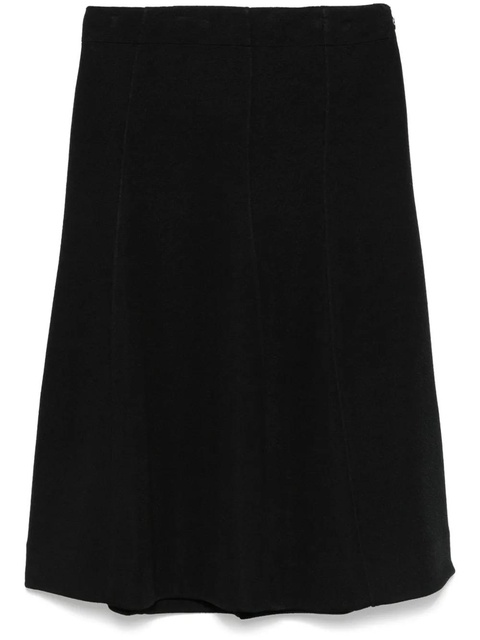 Jil Sander flared midi skirt - Black - zdjęcie produktu nr 1