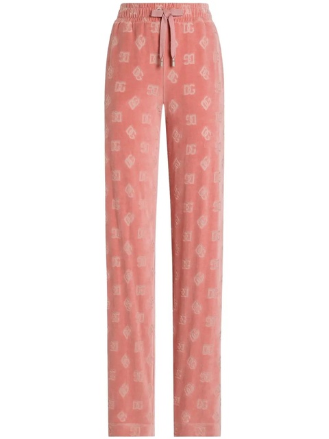 Dolce & Gabbana DNA logo-jacquard track pants - Pink - zdjęcie produktu nr 1