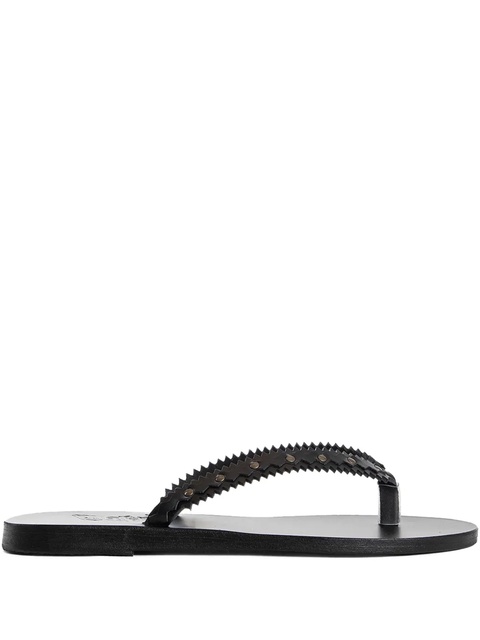 Ancient Greek Sandals studded leather sandals - Black - zdjęcie produktu nr 1