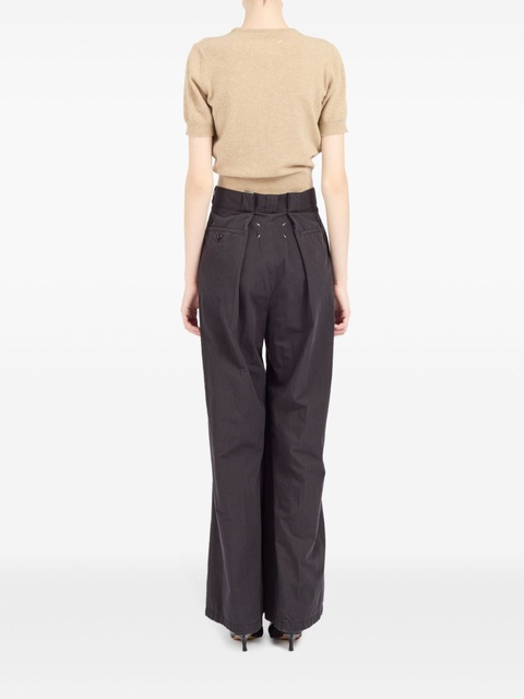 Maison Margiela crew-neck virgin wool jumper - Neutrals - zdjęcie produktu nr 2