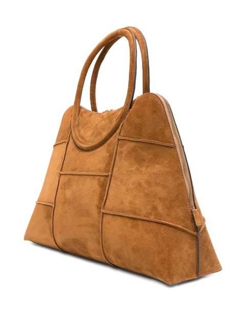 STAUD suede panelled tote bag - Brown - zdjęcie produktu nr 2