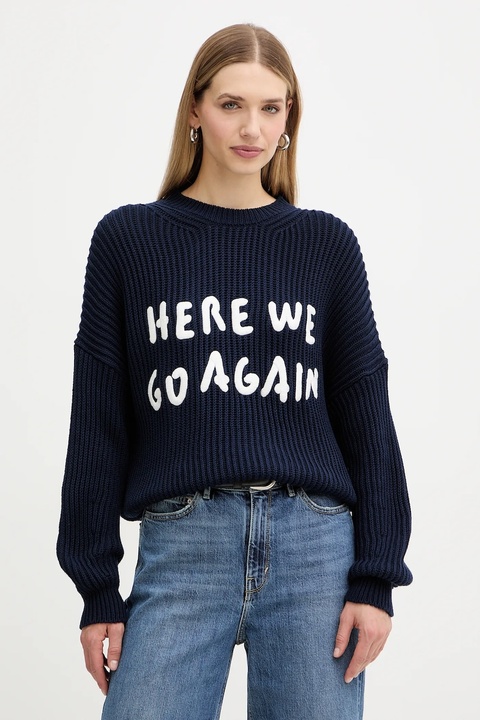 MAX&Co. sweter damski kolor granatowy 2528366012200 - zdjęcie produktu nr 2