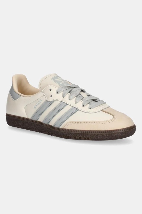 adidas Originals sneakersy skórzane Samba OG W kolor beżowy JH7299 - zdjęcie produktu nr 1