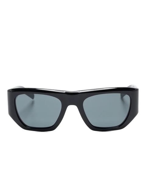 Saint Laurent Eyewear geometric-frame sunglasses - Black - zdjęcie produktu nr 1