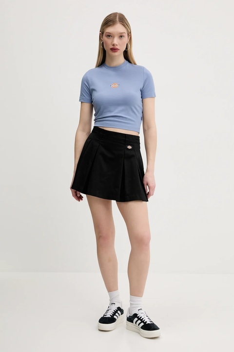 Dickies spódnica kolor czarny mini rozkloszowana DK0A4Z87BLK1 - zdjęcie produktu nr 2