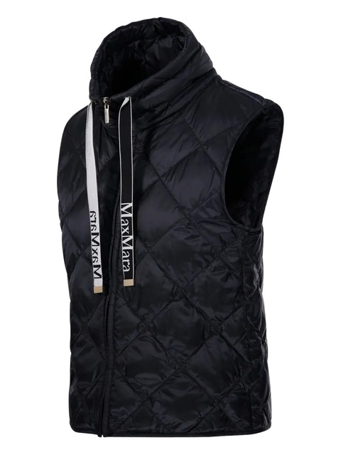 Max Mara Quilted zip-up coat - Black - zdjęcie produktu nr 2