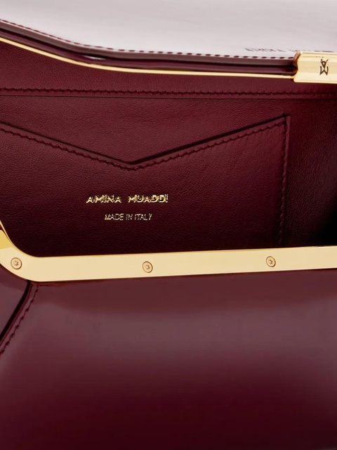 Amina Muaddi Ami shoulder bag - Red - zdjęcie produktu nr 2