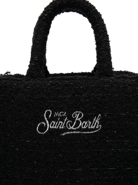 MC2 Saint Barth embroidered tote bag - Black - zdjęcie produktu nr 1
