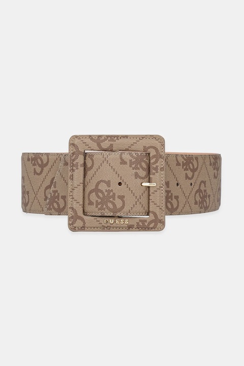Guess pasek QULD damski kolor beżowy BW9247 P5370 - zdjęcie produktu nr 2