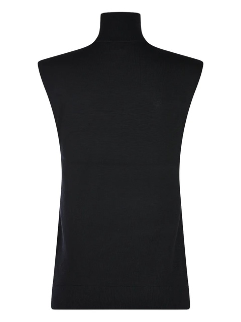 TOTEME sleeveless turtleneck top - Black - zdjęcie produktu nr 1