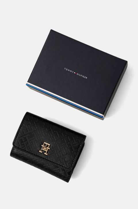 Tommy Hilfiger portfel damski kolor czarny AW0AW17257 - zdjęcie produktu nr 2