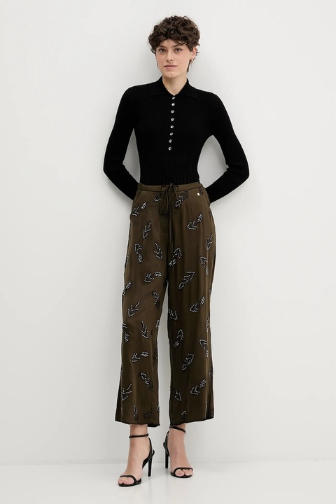 Pedro del Hierro spodnie damskie proste high waist 7602518 - zdjęcie produktu nr 1