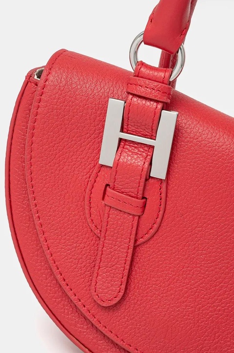 Silvian Heach torebka skórzana SPAGNOLI kolor czerwony RCP25020BO - zdjęcie produktu nr 2