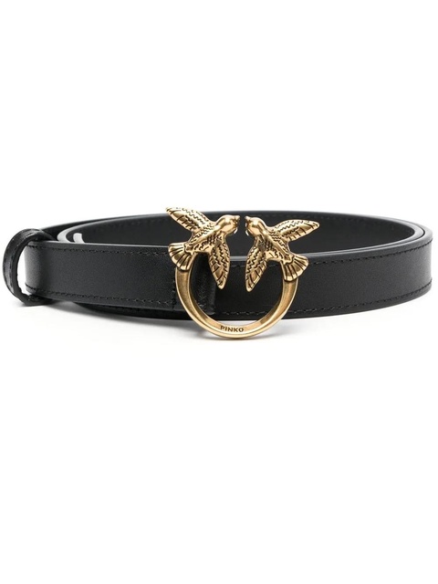 PINKO love bird leather belt - Black - zdjęcie produktu nr 1