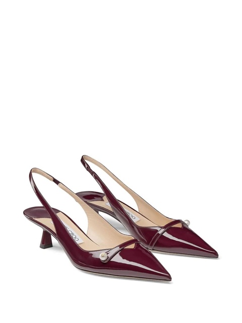 Jimmy Choo 45mm Amita slingback pumps - Red - zdjęcie produktu nr 1