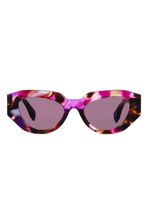 Gucci spotted tortoiseshell logo sunglasses - Pink - zdjęcie produktu nr 1