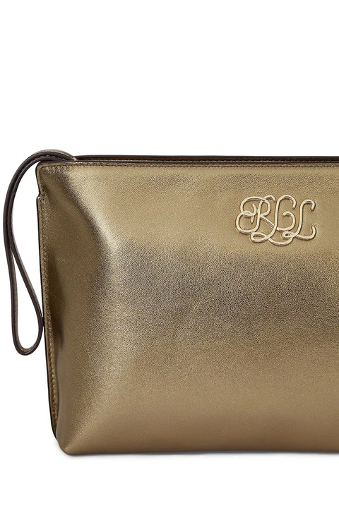 Lauren Ralph Lauren kosmetyczka skórzana kolor złoty 432981192 - zdjęcie produktu nr 2