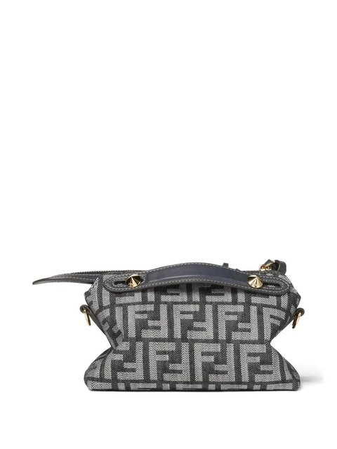 FENDI mini By The Way Soft logo-charm tote bag - Blue - zdjęcie produktu nr 2