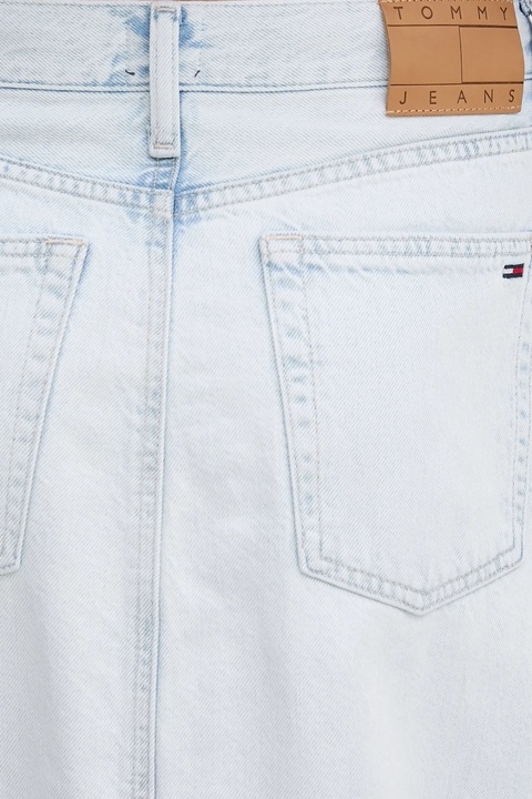 Tommy Jeans spódnica jeansowa kolor niebieski maxi prosta DW0DW21069 - zdjęcie produktu nr 2