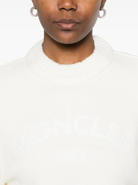Moncler crew-neck sweatshirt - Neutrals - zdjęcie produktu nr 2