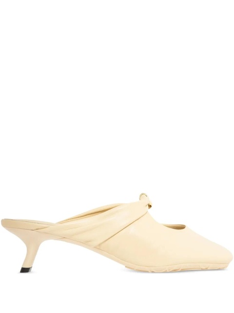 LOEWE 45mm Pebble Soft mules - Yellow - zdjęcie produktu nr 1