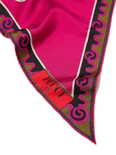 PUCCI Astro print scarf - Pink - zdjęcie produktu nr 2