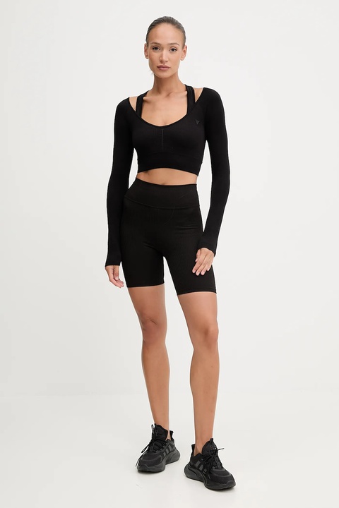 Guess longsleeve PEONY damskie kolor czarny V5YP06 Z3OA0 - zdjęcie produktu nr 2