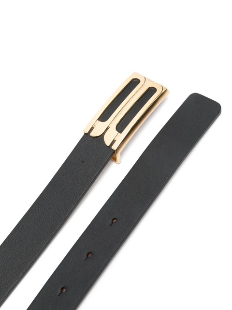 Victoria Beckham Jumbo Frame belt - Black - zdjęcie produktu nr 1