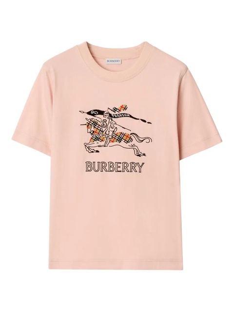 Burberry equestrian knight design T-shirt - Pink - zdjęcie produktu nr 1