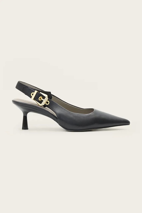 AllSaints szpilki skórzane IDIYA SLINGBACK kolor czarny W021FD - zdjęcie produktu nr 1