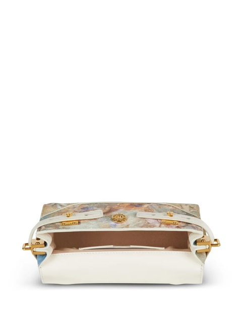 Balmain B-Buzz 19 painterly-print crossbody bag - Blue - zdjęcie produktu nr 2