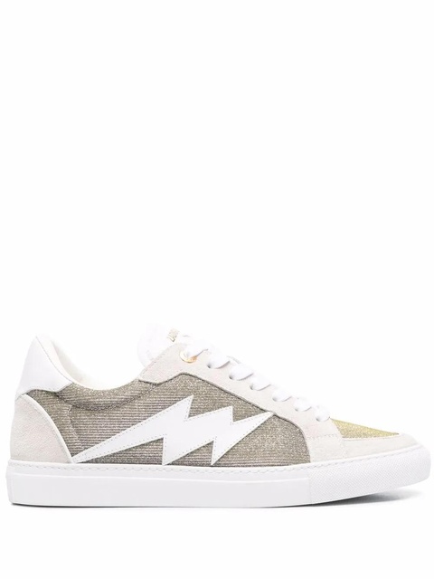 Zadig&Voltaire side logo-patch sneakers - Grey - zdjęcie produktu nr 1