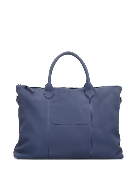 Longchamp leather tote bag - Blue - zdjęcie produktu nr 2
