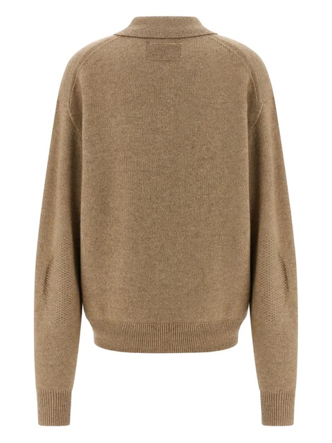 Guest In Residence Allday cuffed elbow sweater - Brown - zdjęcie produktu nr 2