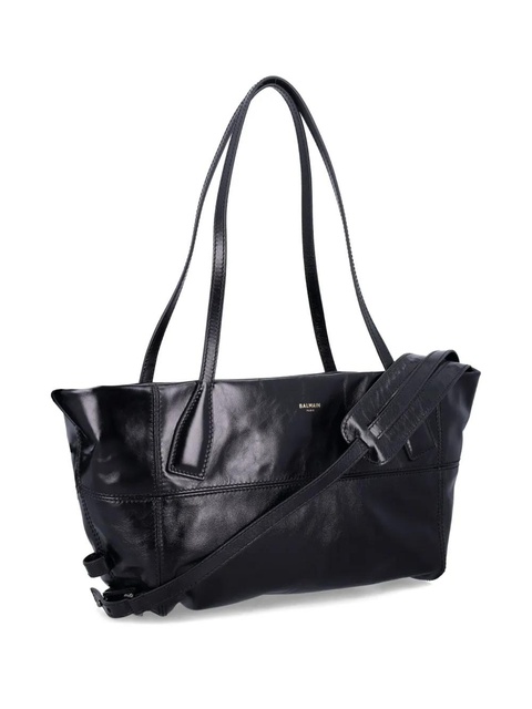 Balmain panelled shoulder bag - Black - zdjęcie produktu nr 1