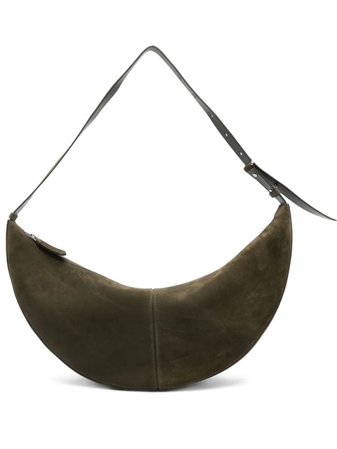 Proenza Schouler Slide suede shoulder bag - Green - zdjęcie produktu nr 1