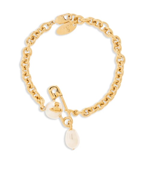 Vivienne Westwood logo-engraved bracelet - Gold - zdjęcie produktu nr 2