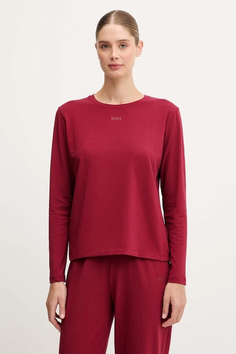 BOSS longsleeve lounge kolor bordowy 50510326 - zdjęcie produktu nr 1